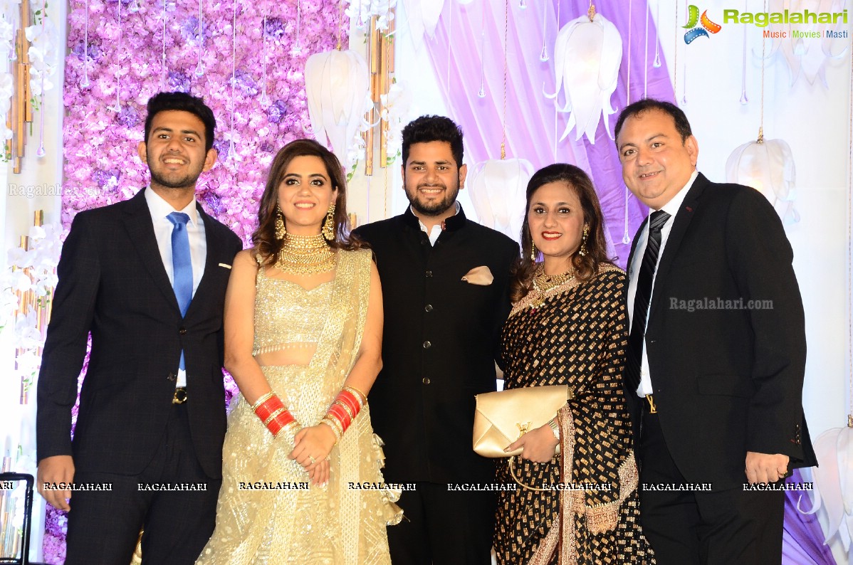 Wedding Reception of Kanak Mehra & Shan Quadras And Krishna Mehra & Lakshita Malhotra at Taj Krishna