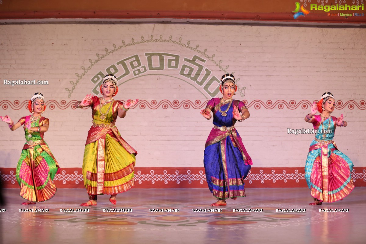 Chinmayi Nrityalaya Students' Kuchipudi Dance Performance at Shiplaramam 