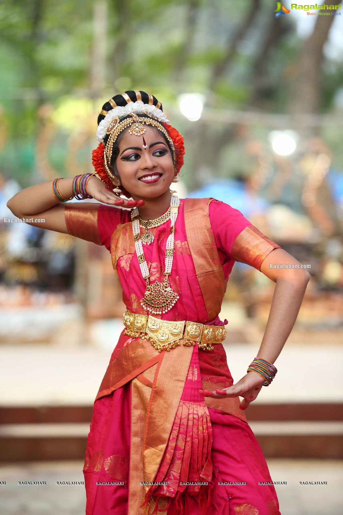 Chinmayi Nrityalaya Students' Kuchipudi Dance Performance at Shiplaramam 