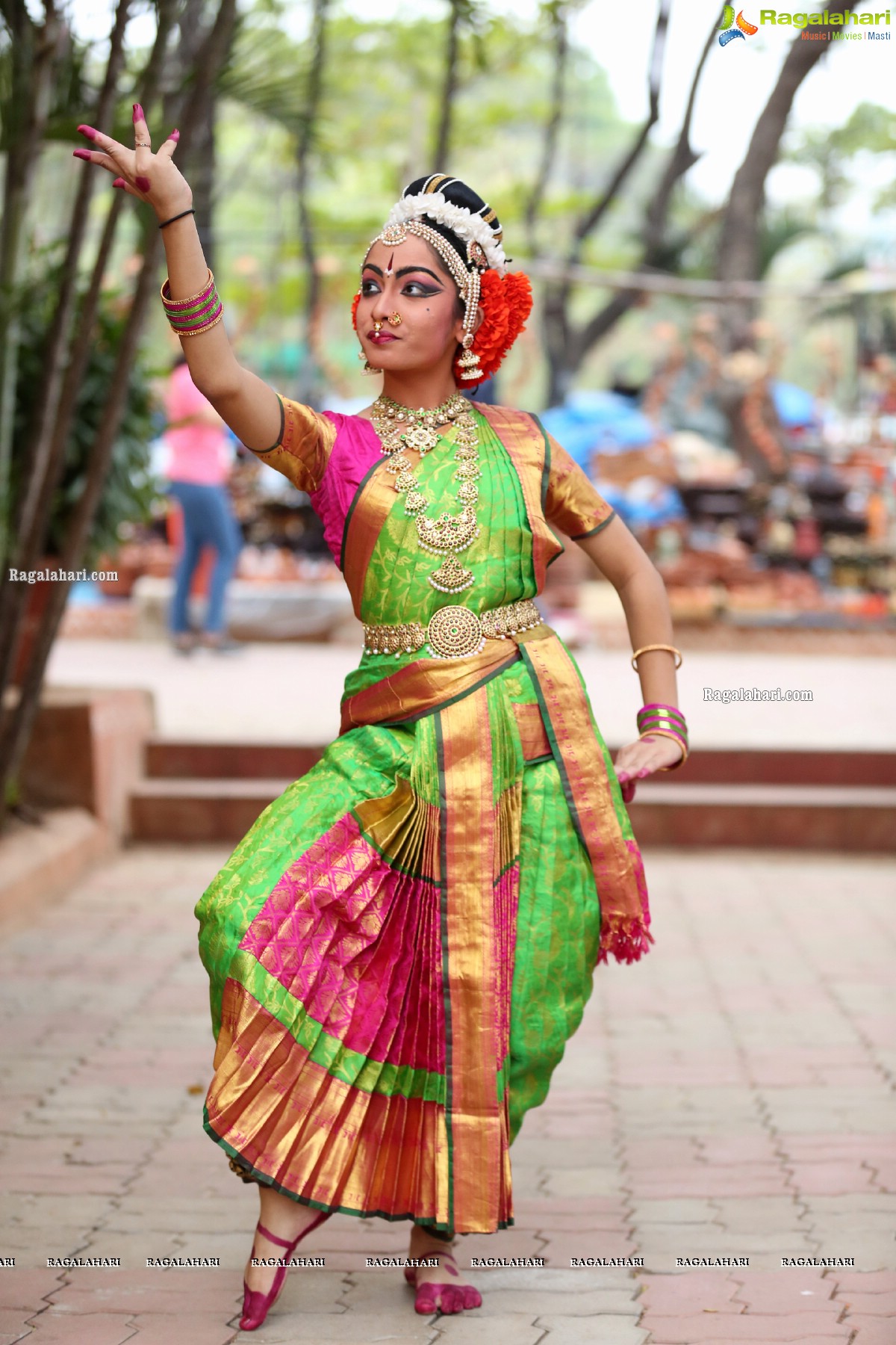 Chinmayi Nrityalaya Students' Kuchipudi Dance Performance at Shiplaramam 