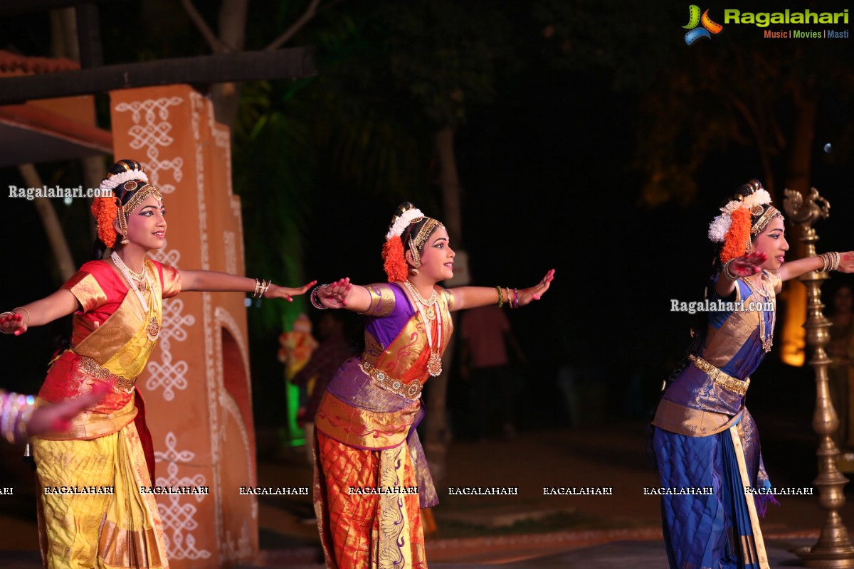 Chinmayi Nrityalaya Students' Kuchipudi Dance Performance at Shiplaramam 