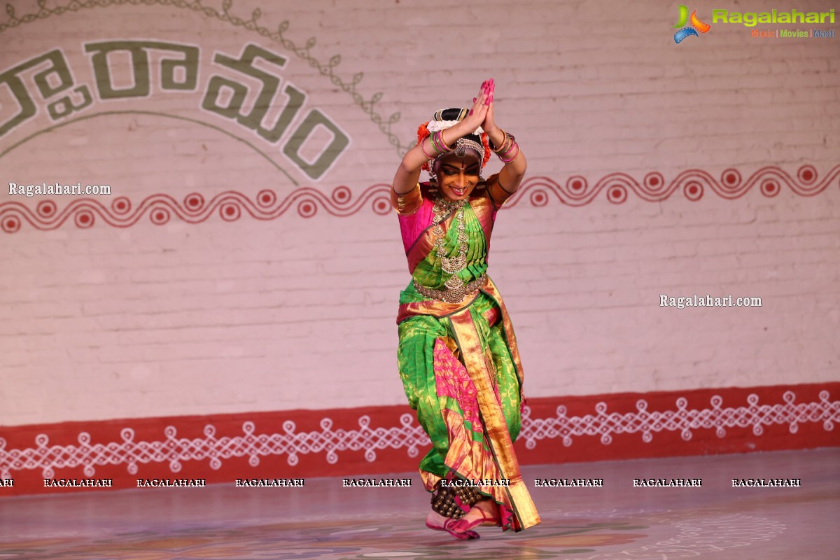 Chinmayi Nrityalaya Students' Kuchipudi Dance Performance at Shiplaramam 