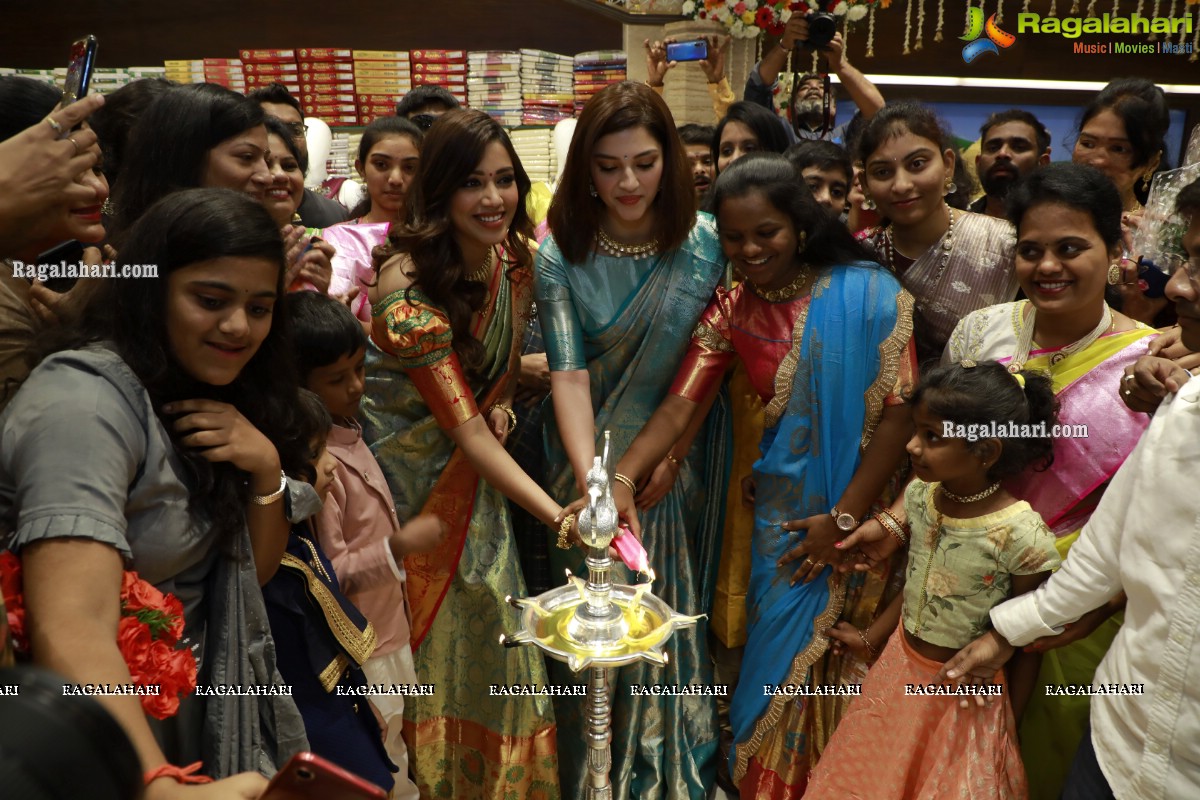 GV Mall Opening at Kothagudem by Mehrene Kaur and Nivetha Pethuraj