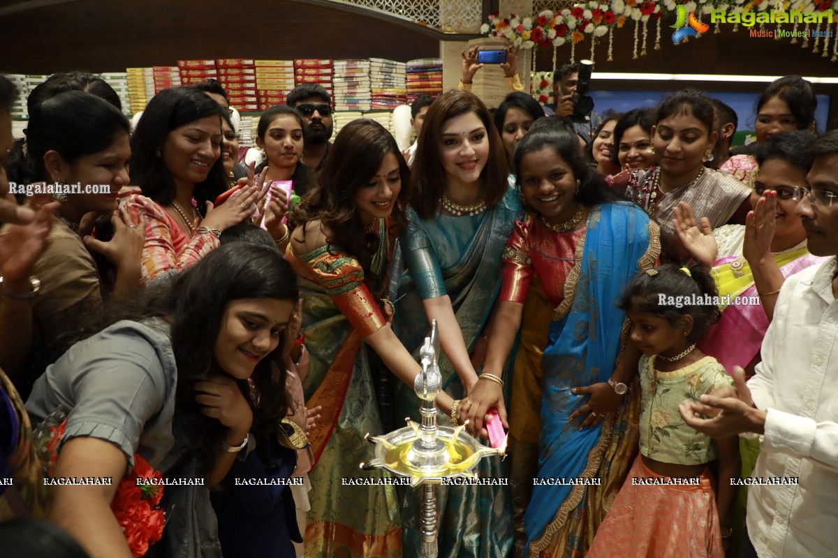 GV Mall Opening at Kothagudem by Mehrene Kaur and Nivetha Pethuraj