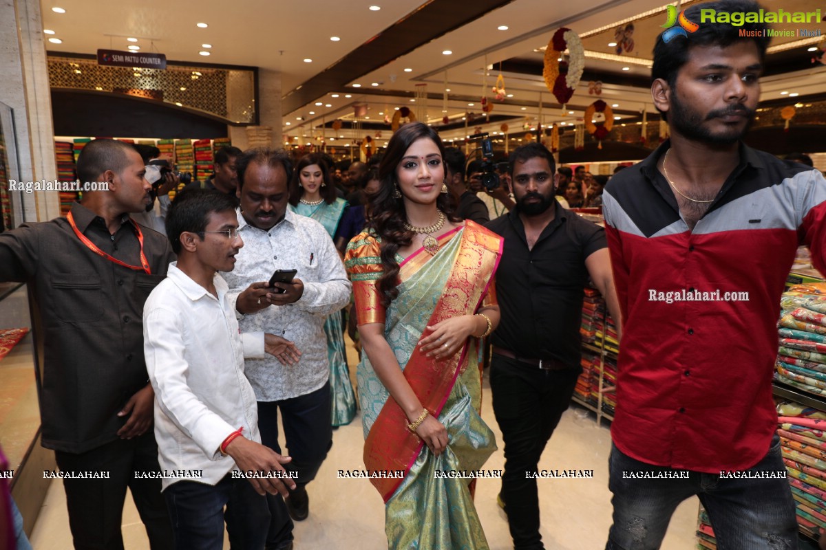 GV Mall Opening at Kothagudem by Mehrene Kaur and Nivetha Pethuraj