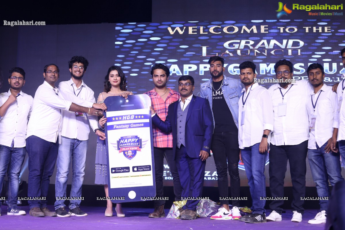 HappyGamesBuzz App Launch by Payal Rajput, Vishwak Sen & Cricketer Mohammed Siraj