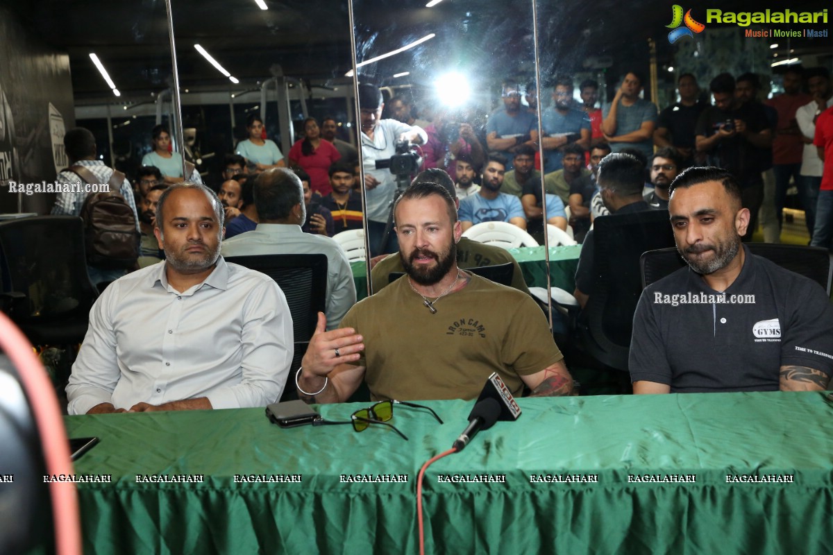 Mr. Jag Chima and Kris Gethin Visit Kris Gethin Gyms at Kukatpally