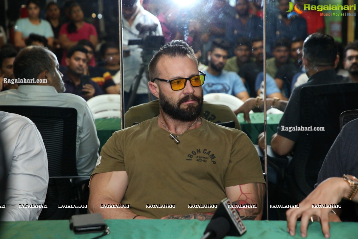 Mr. Jag Chima and Kris Gethin Visit Kris Gethin Gyms at Kukatpally