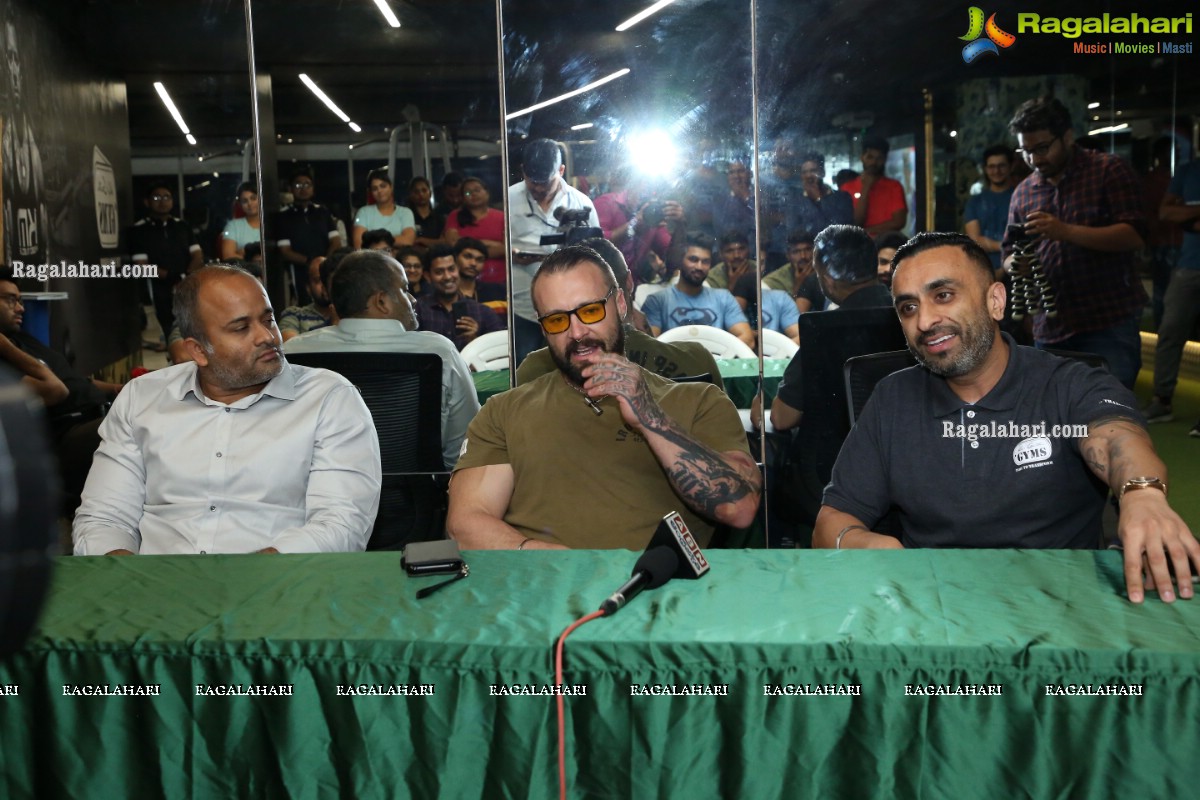 Mr. Jag Chima and Kris Gethin Visit Kris Gethin Gyms at Kukatpally