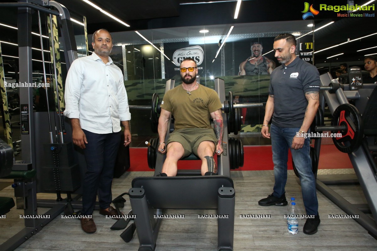 Mr. Jag Chima and Kris Gethin Visit Kris Gethin Gyms at Kukatpally