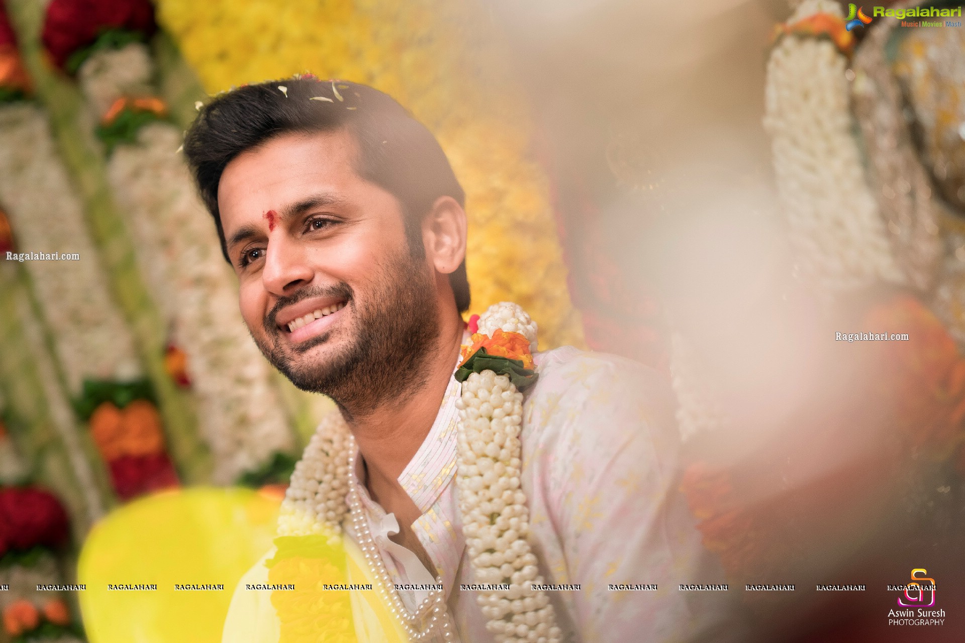 Nithiin and Shalini's Engagement Pics