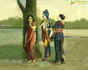 Raja Ravi Varma's Paintings Weaved into Sarees