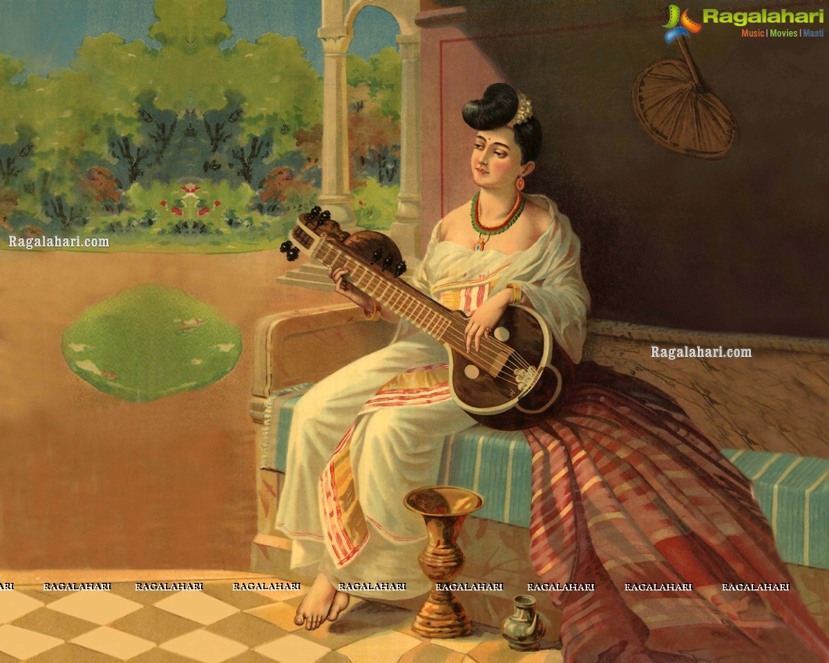 Raja Ravi Varma's Paintings Weaved into Sarees By Gaurang Shah