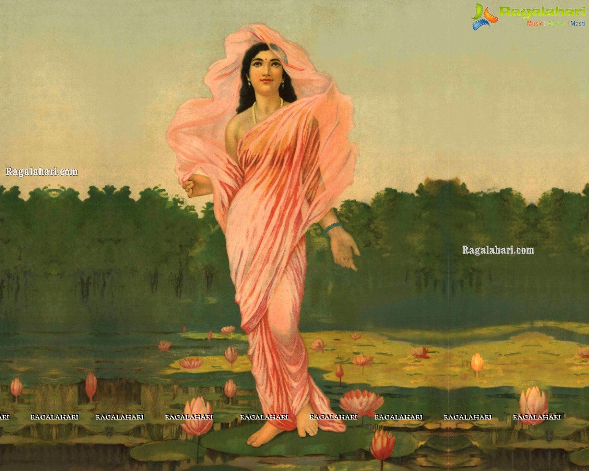 Raja Ravi Varma's Paintings Weaved into Sarees By Gaurang Shah