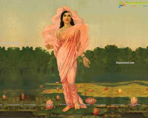 Raja Ravi Varma's Paintings Weaved into Sarees