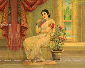 Raja Ravi Varma's Paintings Weaved into Sarees