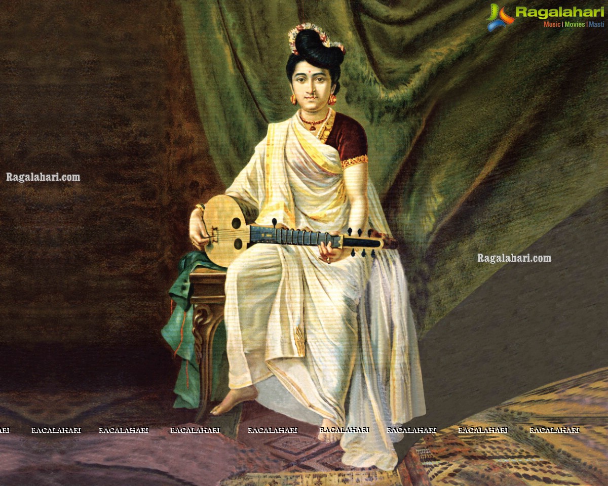 Raja Ravi Varma's Paintings Weaved into Sarees By Gaurang Shah