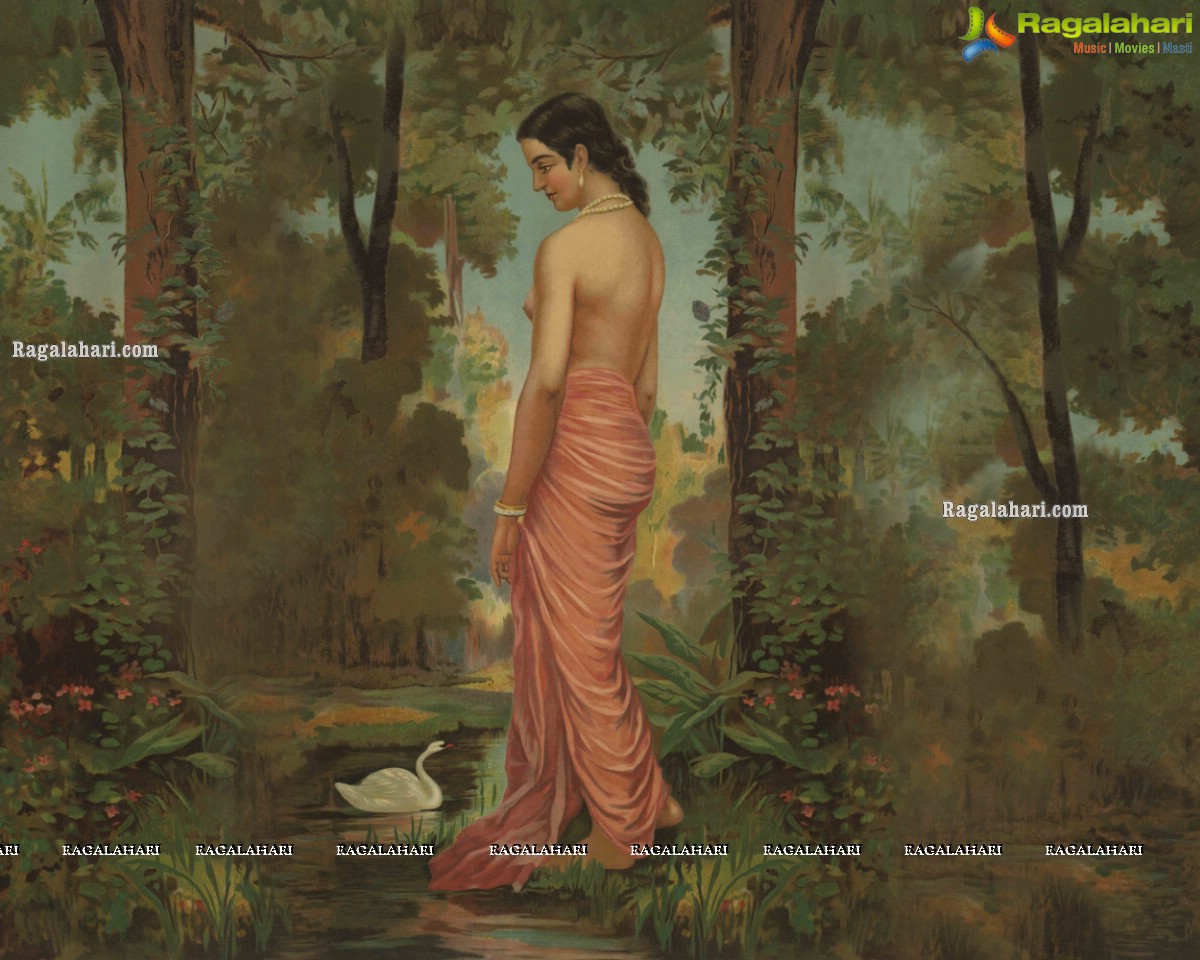 Raja Ravi Varma's Paintings Weaved into Sarees By Gaurang Shah