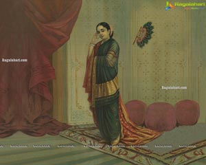 Raja Ravi Varma's Paintings Weaved into Sarees