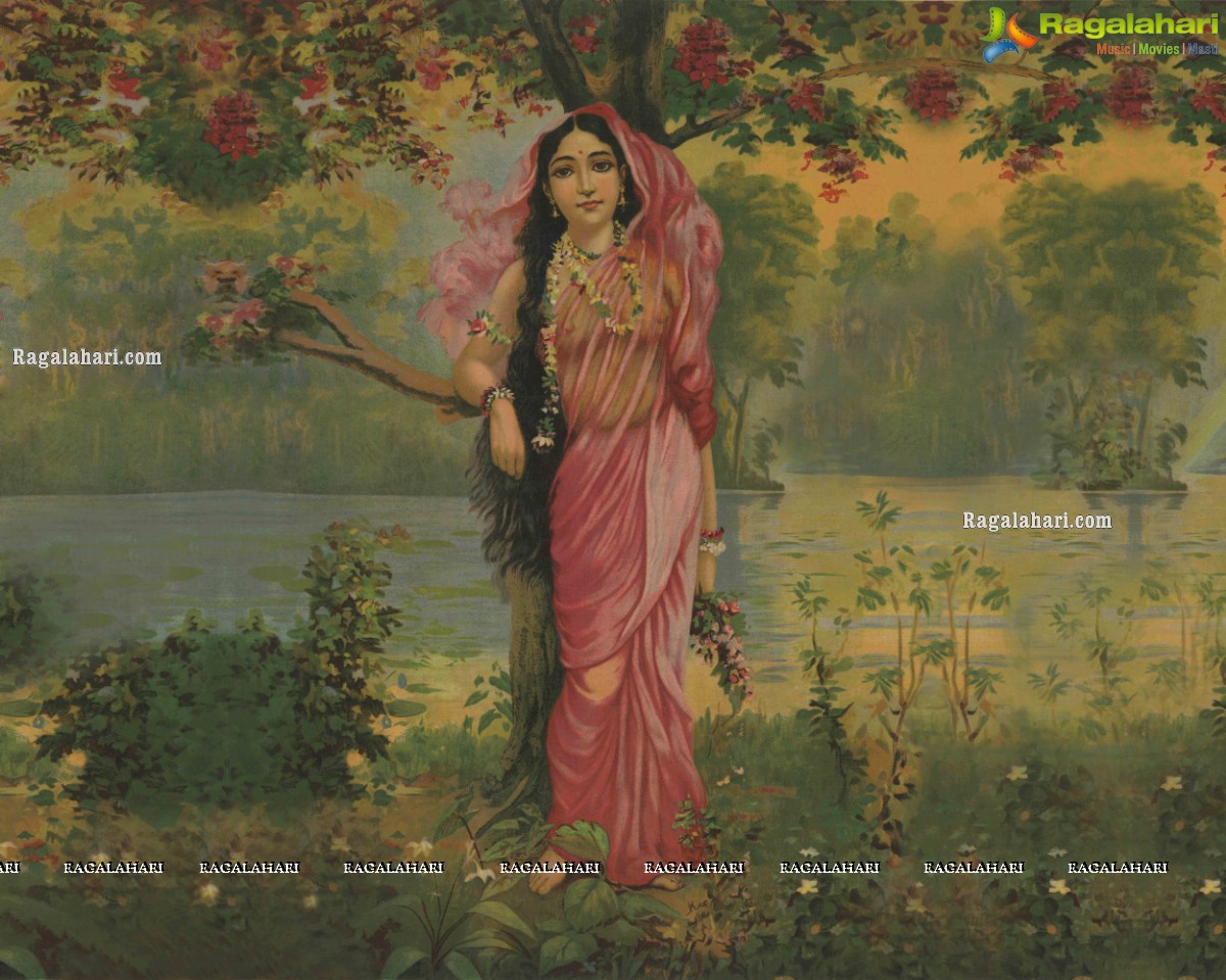 Raja Ravi Varma's Paintings Weaved into Sarees By Gaurang Shah