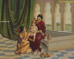 Raja Ravi Varma's Paintings Weaved into Sarees