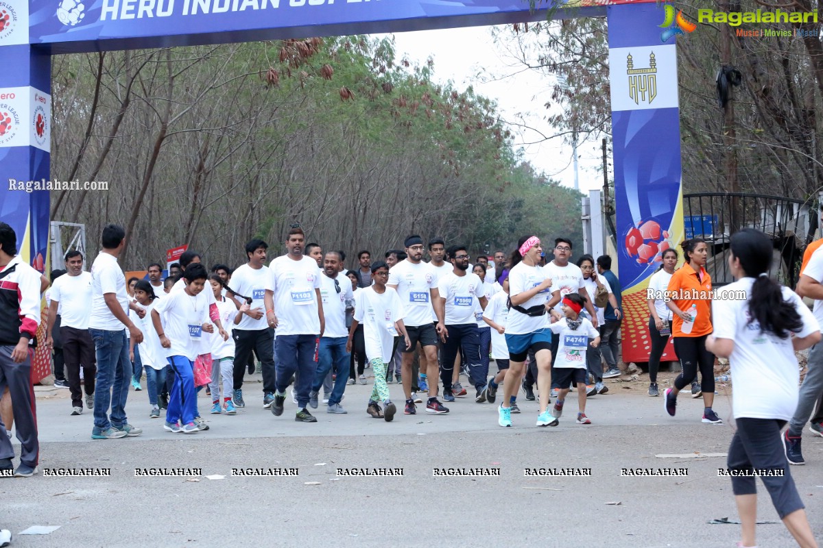 Run For Girl Child by Seva Bharathi at Gachibowli Stadium, Hyderabad