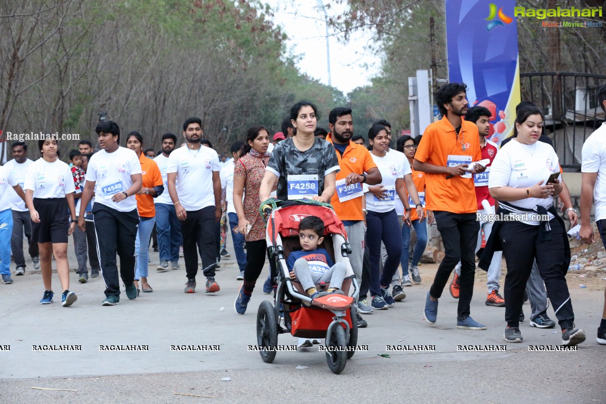 Run For Girl Child by Seva Bharathi at Gachibowli Stadium, Hyderabad