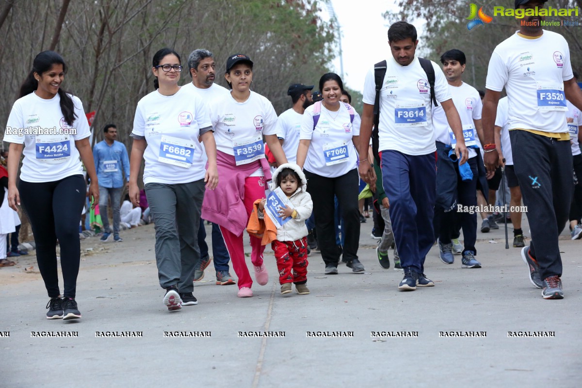 Run For Girl Child by Seva Bharathi at Gachibowli Stadium, Hyderabad