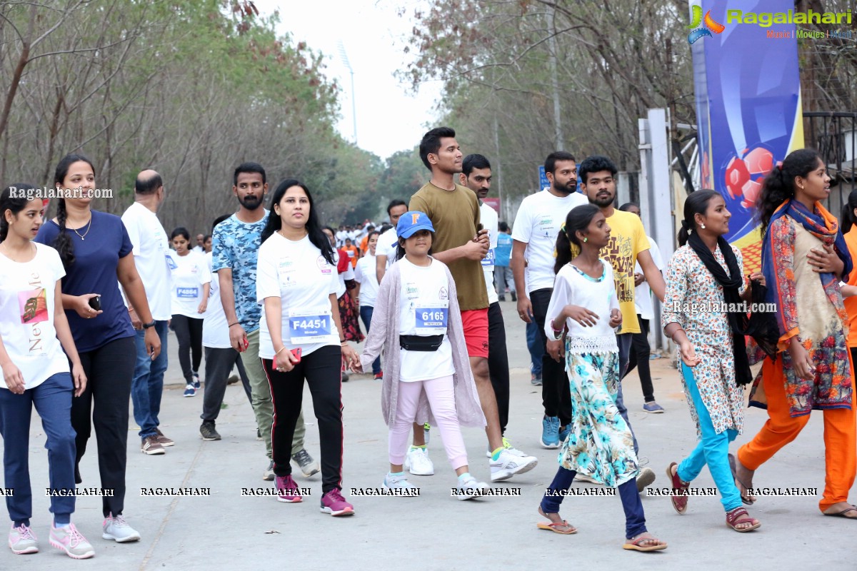 Run For Girl Child by Seva Bharathi at Gachibowli Stadium, Hyderabad