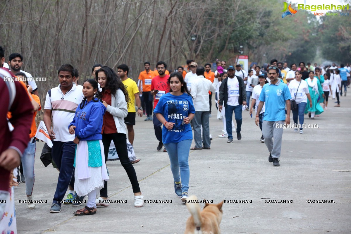 Run For Girl Child by Seva Bharathi at Gachibowli Stadium, Hyderabad