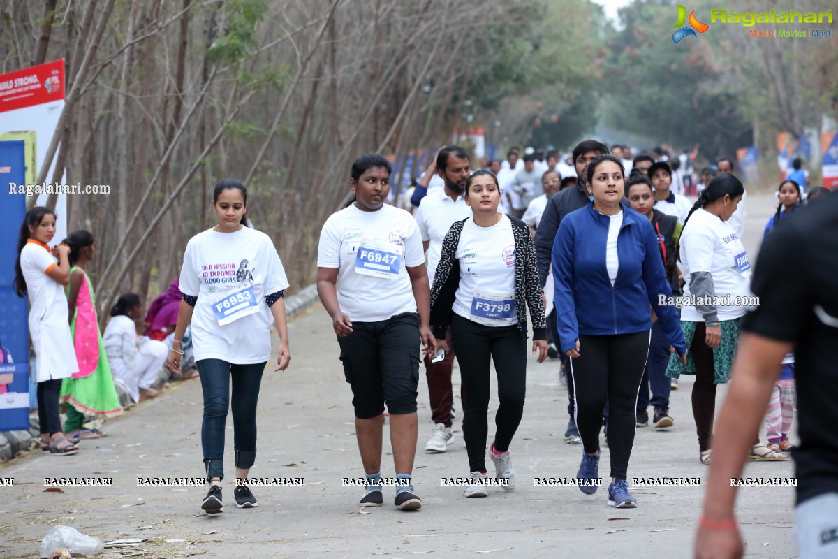 Run For Girl Child by Seva Bharathi at Gachibowli Stadium, Hyderabad