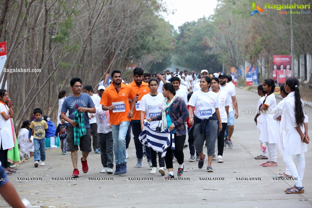 Run For Girl Child by Seva Bharathi at Gachibowli Stadium, Hyderabad