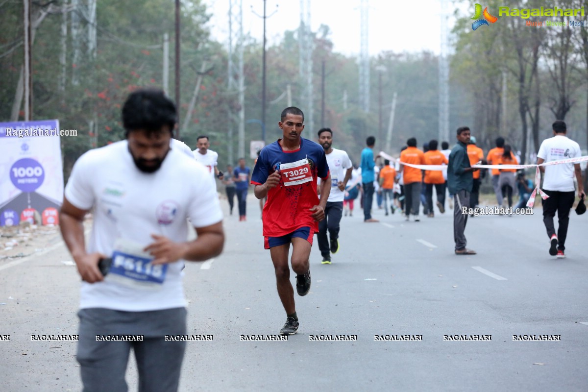 Run For Girl Child by Seva Bharathi at Gachibowli Stadium, Hyderabad