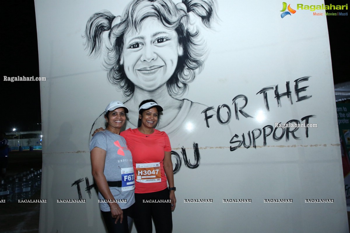 Run For Girl Child by Seva Bharathi at Gachibowli Stadium, Hyderabad