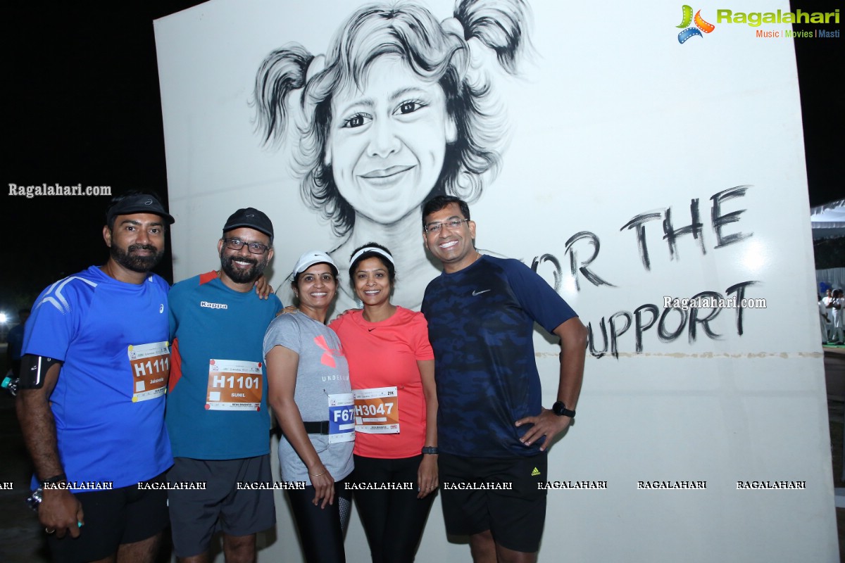 Run For Girl Child by Seva Bharathi at Gachibowli Stadium, Hyderabad