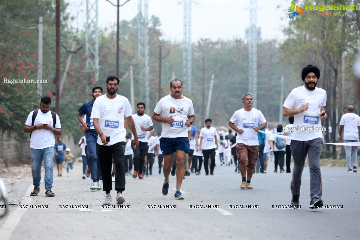 Run For Girl Child by Seva Bharathi at Gachibowli Stadium, Hyderabad