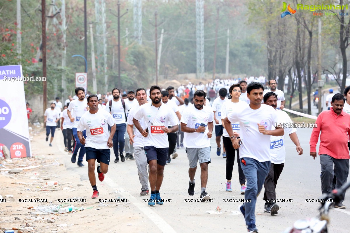 Run For Girl Child by Seva Bharathi at Gachibowli Stadium, Hyderabad