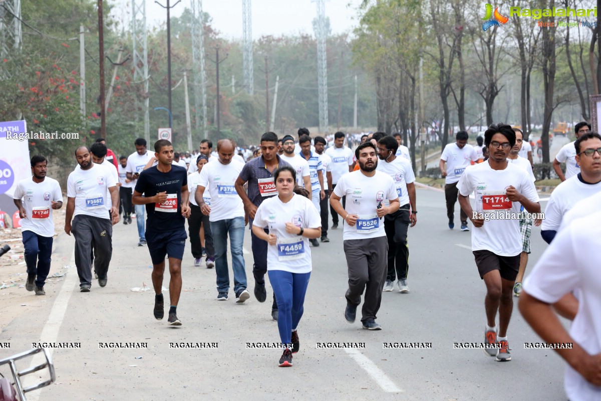 Run For Girl Child by Seva Bharathi at Gachibowli Stadium, Hyderabad