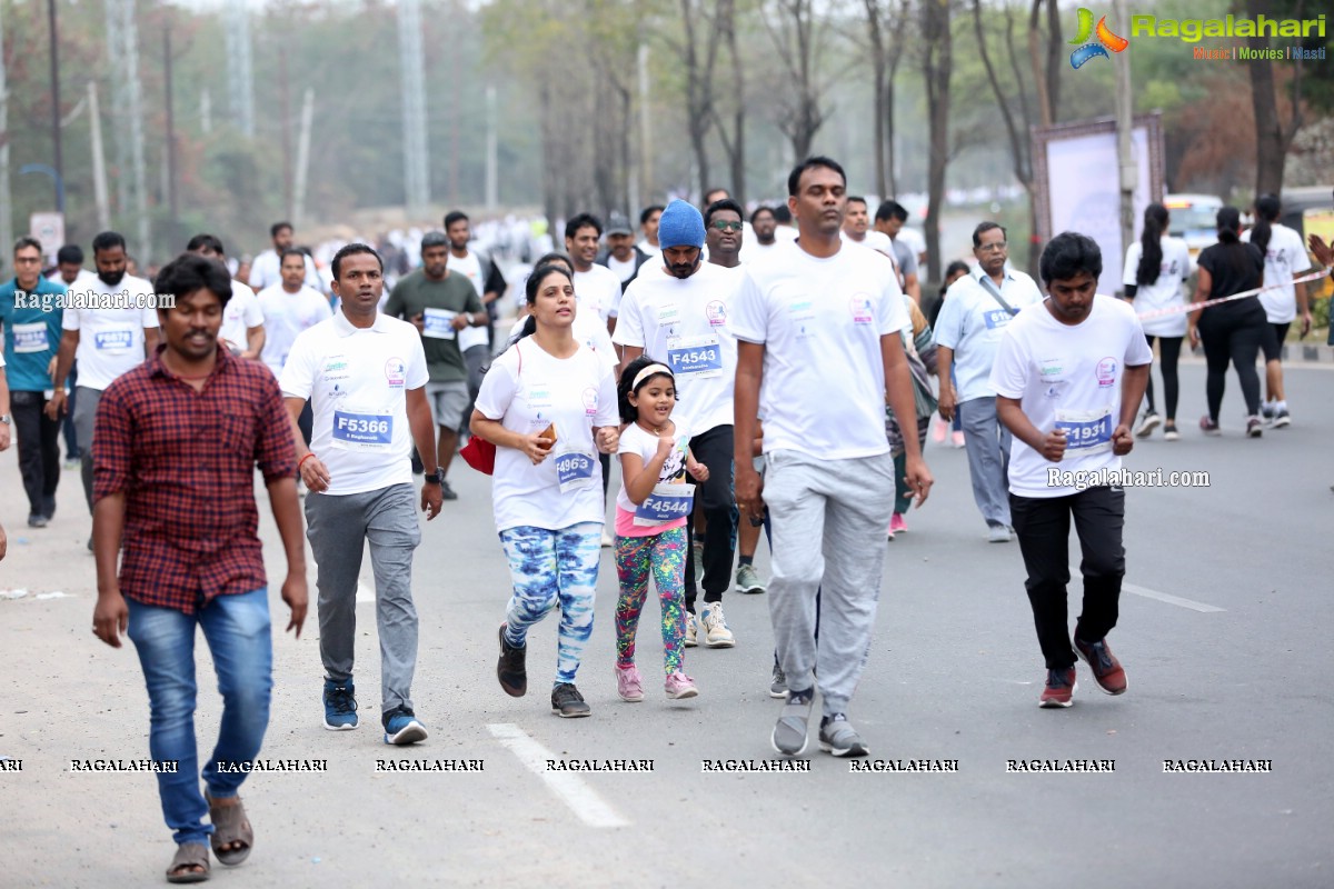 Run For Girl Child by Seva Bharathi at Gachibowli Stadium, Hyderabad