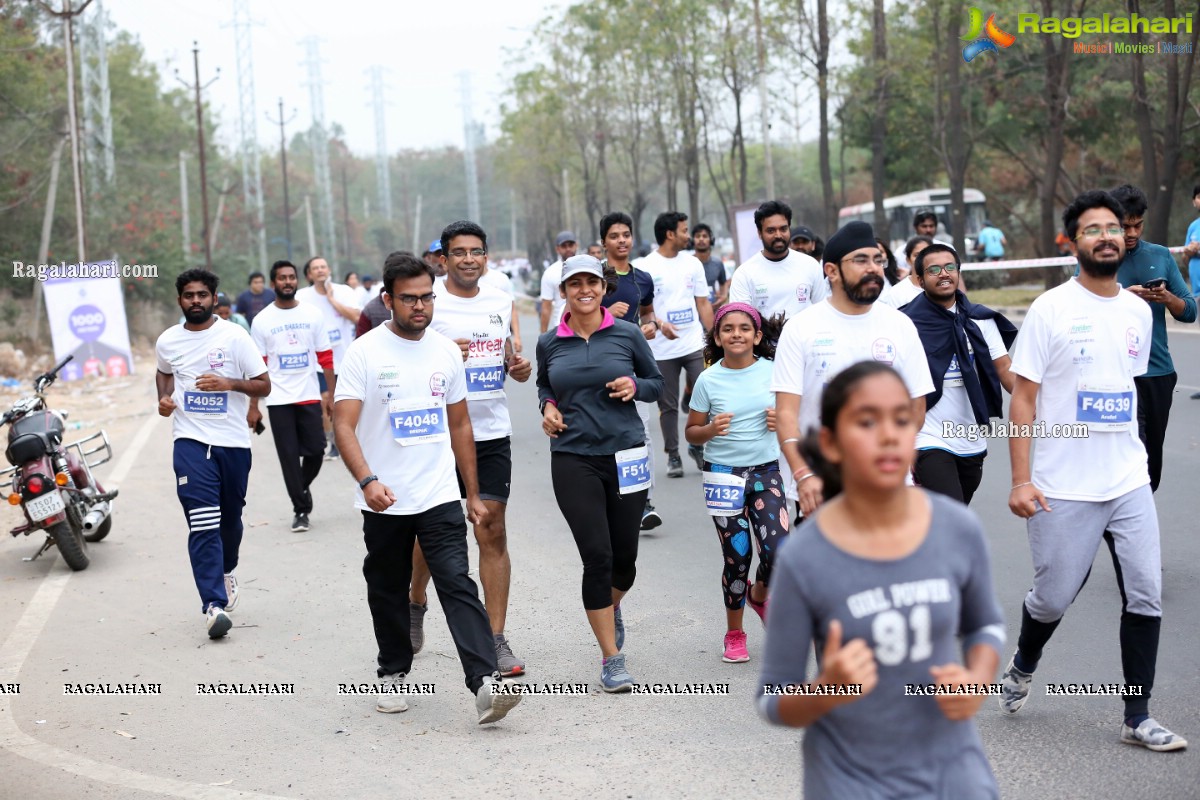 Run For Girl Child by Seva Bharathi at Gachibowli Stadium, Hyderabad