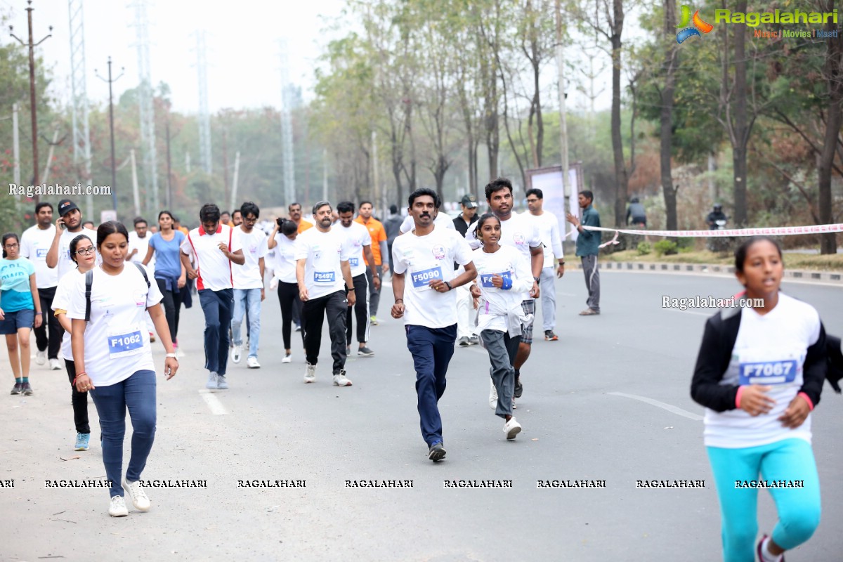 Run For Girl Child by Seva Bharathi at Gachibowli Stadium, Hyderabad