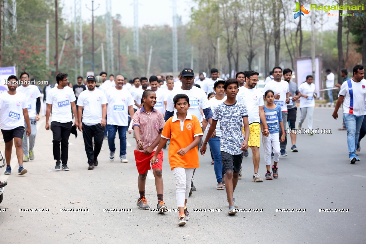 Run For Girl Child by Seva Bharathi at Gachibowli Stadium, Hyderabad