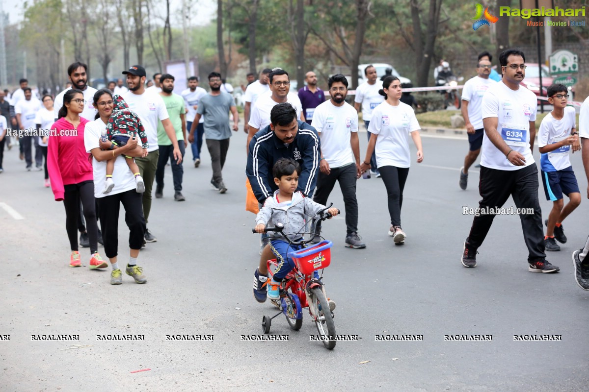 Run For Girl Child by Seva Bharathi at Gachibowli Stadium, Hyderabad