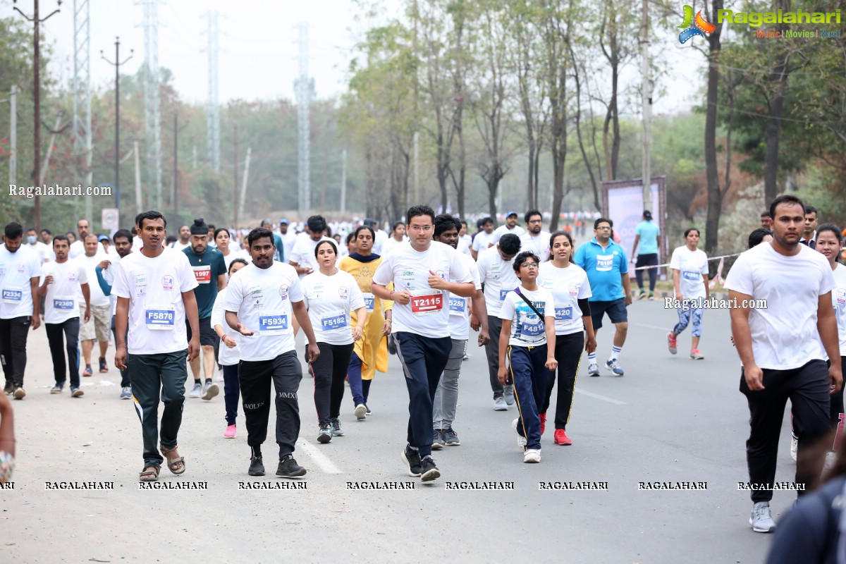 Run For Girl Child by Seva Bharathi at Gachibowli Stadium, Hyderabad