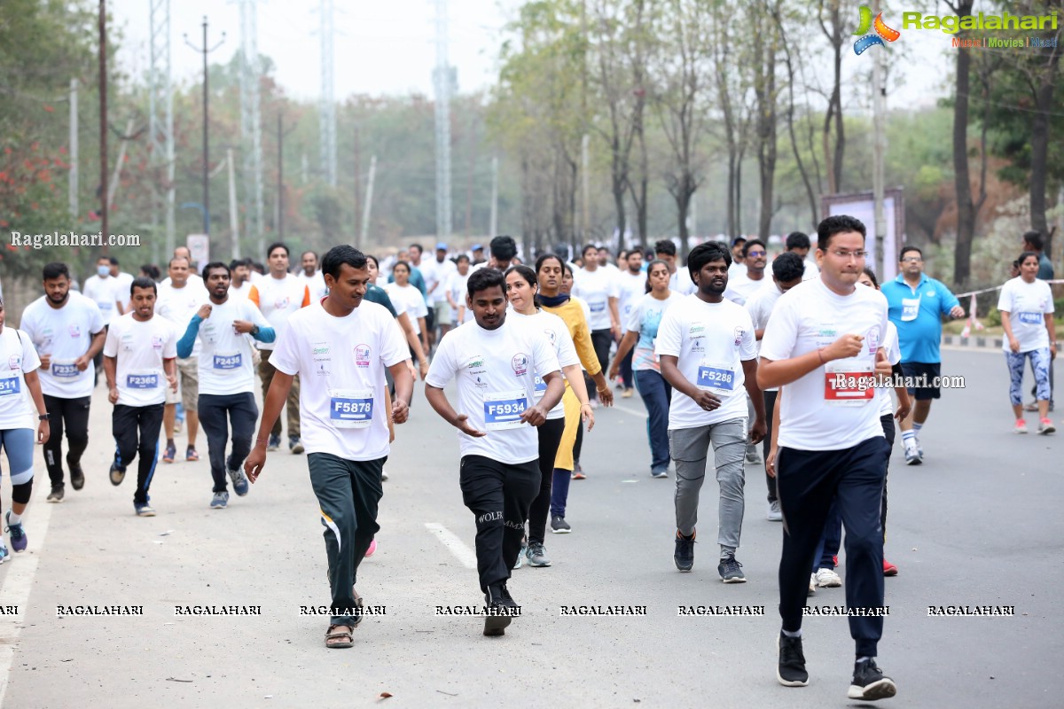 Run For Girl Child by Seva Bharathi at Gachibowli Stadium, Hyderabad