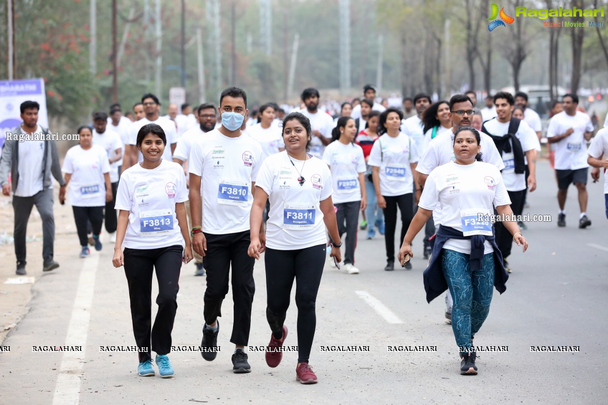 Run For Girl Child by Seva Bharathi at Gachibowli Stadium, Hyderabad