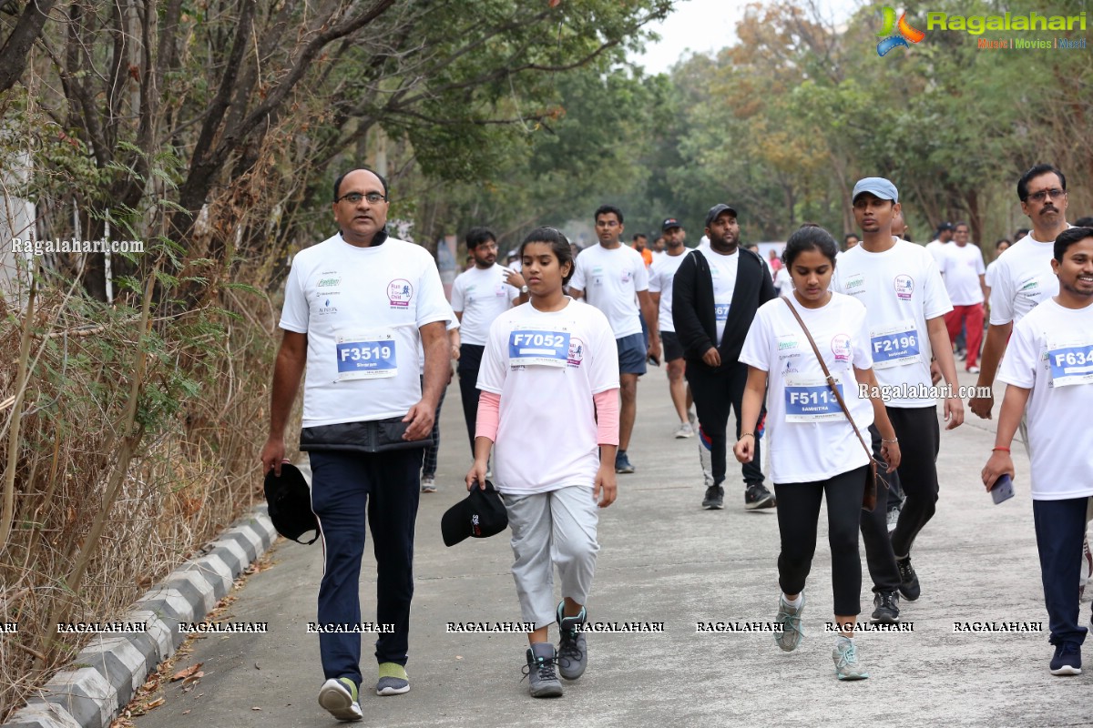 Run For Girl Child by Seva Bharathi at Gachibowli Stadium, Hyderabad