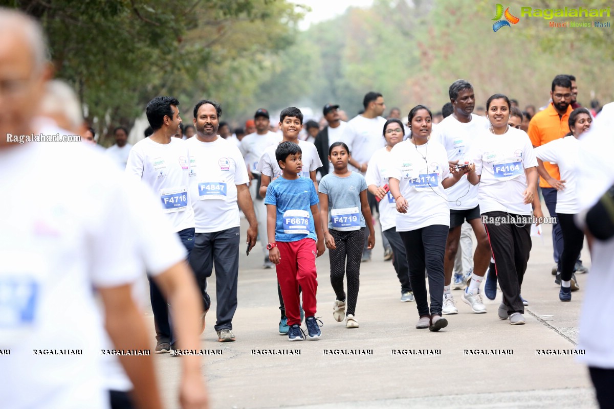 Run For Girl Child by Seva Bharathi at Gachibowli Stadium, Hyderabad