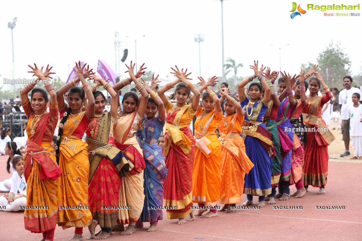 Run For Girl Child by Seva Bharathi at Gachibowli Stadium, Hyderabad