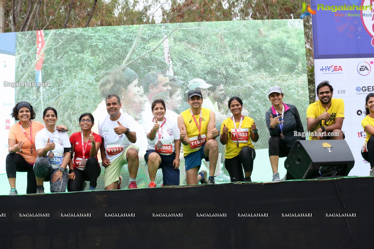 Run For Girl Child by Seva Bharathi at Gachibowli Stadium, Hyderabad